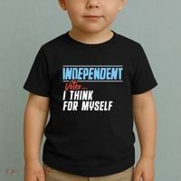 Independent Voter I Think For Myself Toddler T-Shirt thumb 2
