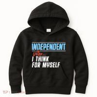 Independent Voter I Think For Myself Kids Hoodie thumb 0