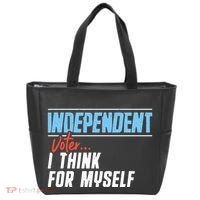 Independent Voter I Think For Myself Tote Bag thumb 0