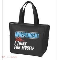 Independent Voter I Think For Myself Tote Bag thumb 3