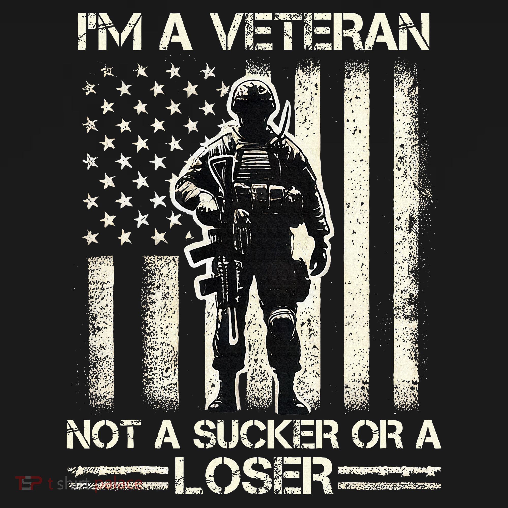 Im Veteran Not A Sucker Or A Loser Us Veteran Day Doggie Tank