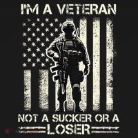 Im Veteran Not A Sucker Or A Loser Us Veteran Day Women's Hoodie thumb 2