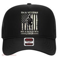 Im Veteran Not A Sucker Or A Loser Us Veteran Day Hat thumb 0