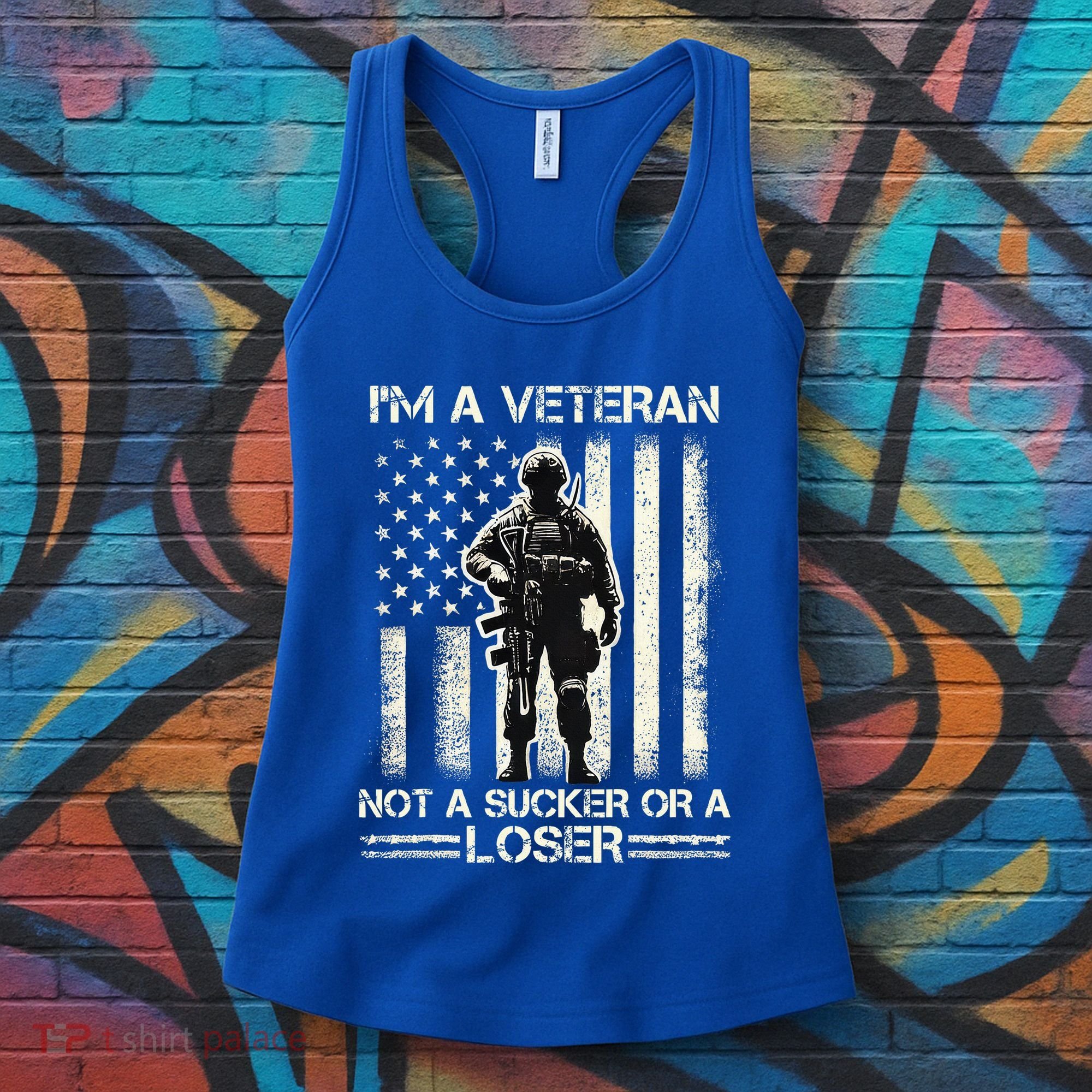 Im Veteran Not A Sucker Or A Loser Us Veteran Day Women's Tank Top