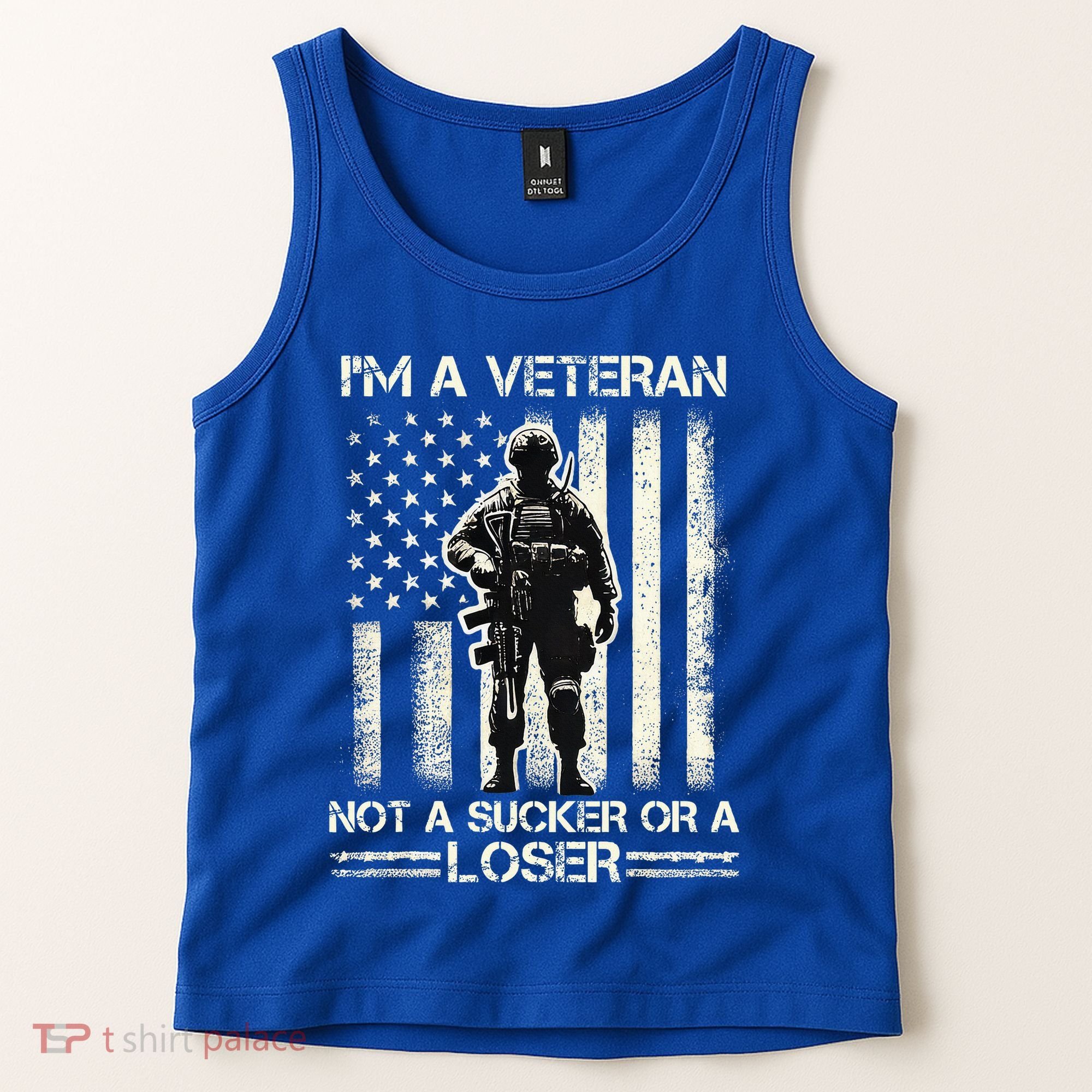 Im Veteran Not A Sucker Or A Loser Us Veteran Day Tank Top