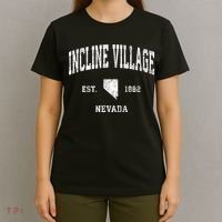 Incline Village Nevada Nv Vintage Athletic T-Shirt thumb 4