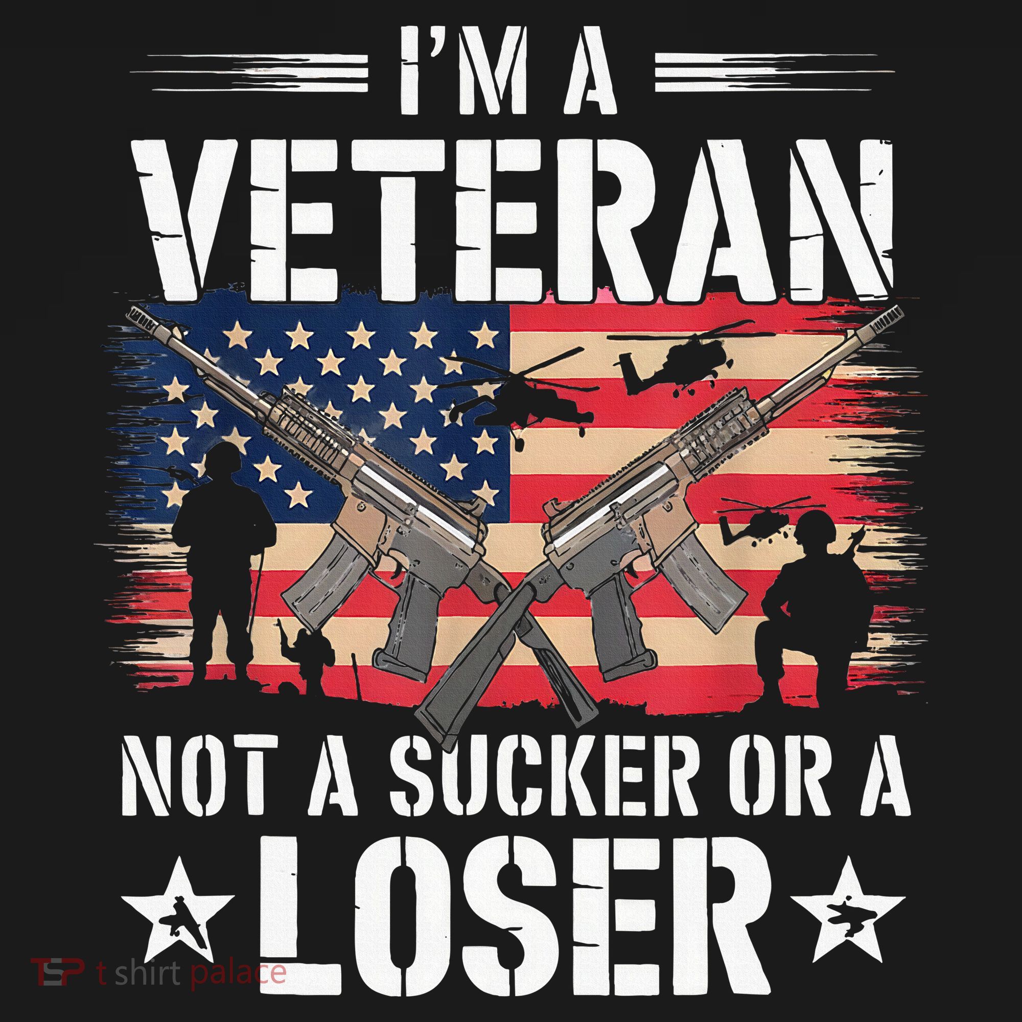 IM Veteran Not A Sucker Or A Loser Veteran Military Women's Hoodie
