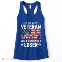 IM Veteran Not A Sucker Or A Loser Veteran Military Women's Tank Top thumb 0