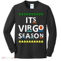 Its Virgo Season Kids Long Sleeve Shirt thumb 0