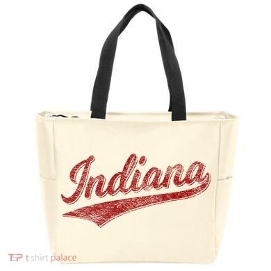 Indiana Varsity Script Classics Sports Tote Bag