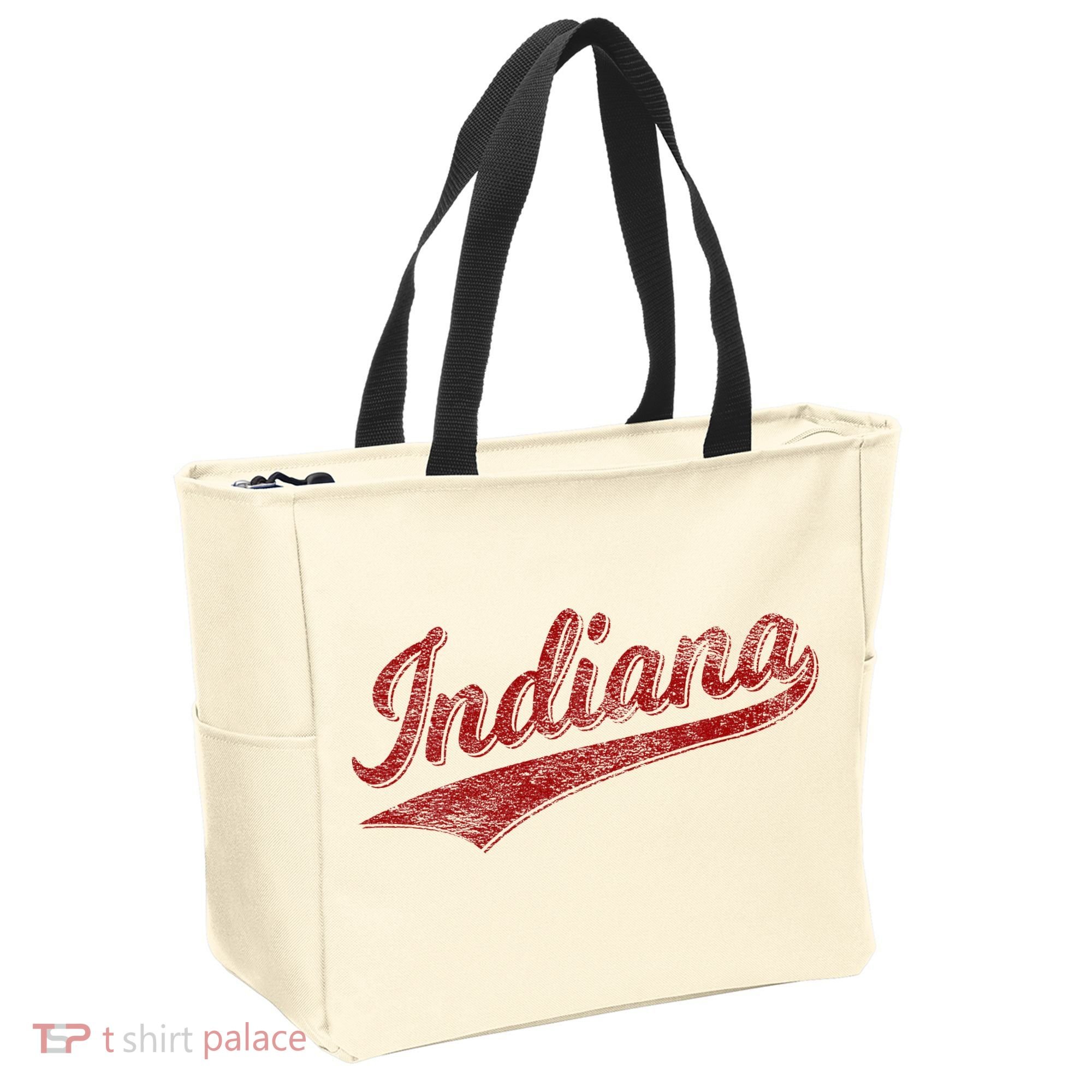 Indiana Varsity Script Classics Sports Tote Bag