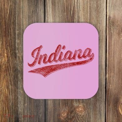Indiana Varsity Script Classics Sports Coaster