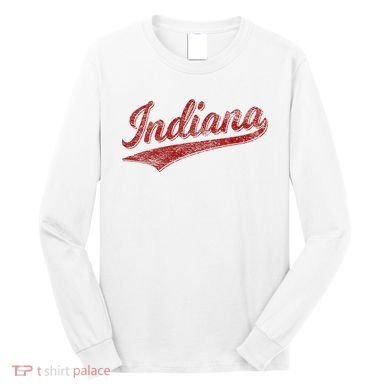 Indiana Varsity Script Classics Sports Long Sleeve Shirt
