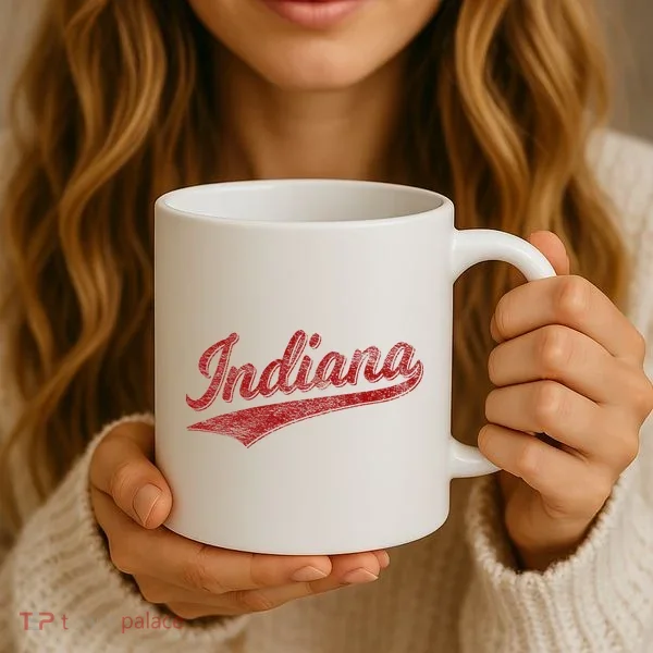 Indiana Varsity Script Classics Sports Coffee Mug