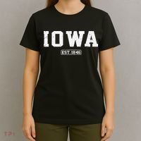 Iowa Vintage State Athletic Style T-Shirt thumb 4