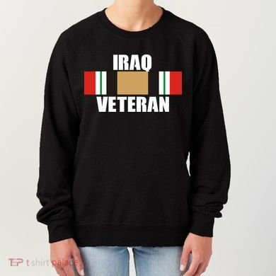 Iraq Veteran Stripe Badge Women's Sweatshirt
