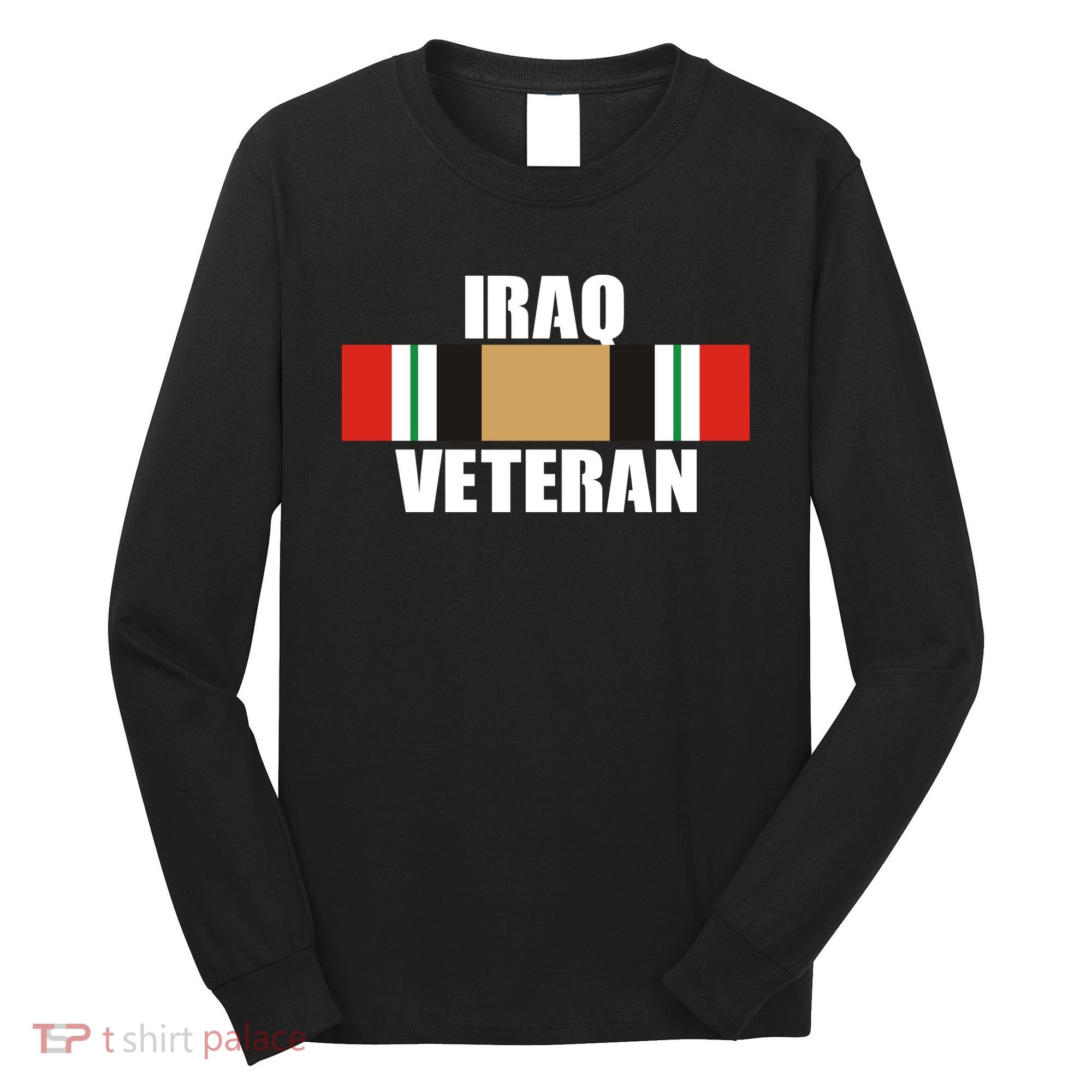Iraq Veteran Stripe Badge Long Sleeve Shirt