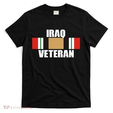 Iraq Veteran Stripe Badge T-Shirt