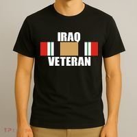 Iraq Veteran Stripe Badge T-Shirt thumb 3