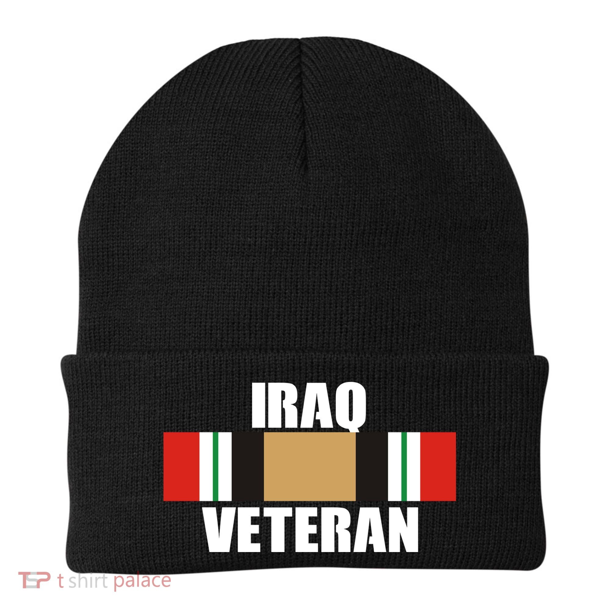 Iraq Veteran Stripe Badge Beanie