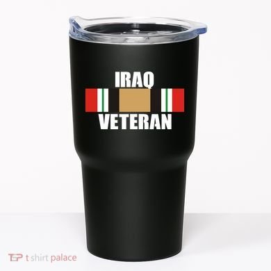 Iraq Veteran Stripe Badge Tumbler
