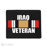 Iraq Veteran Stripe Badge Mousepad thumb 0
