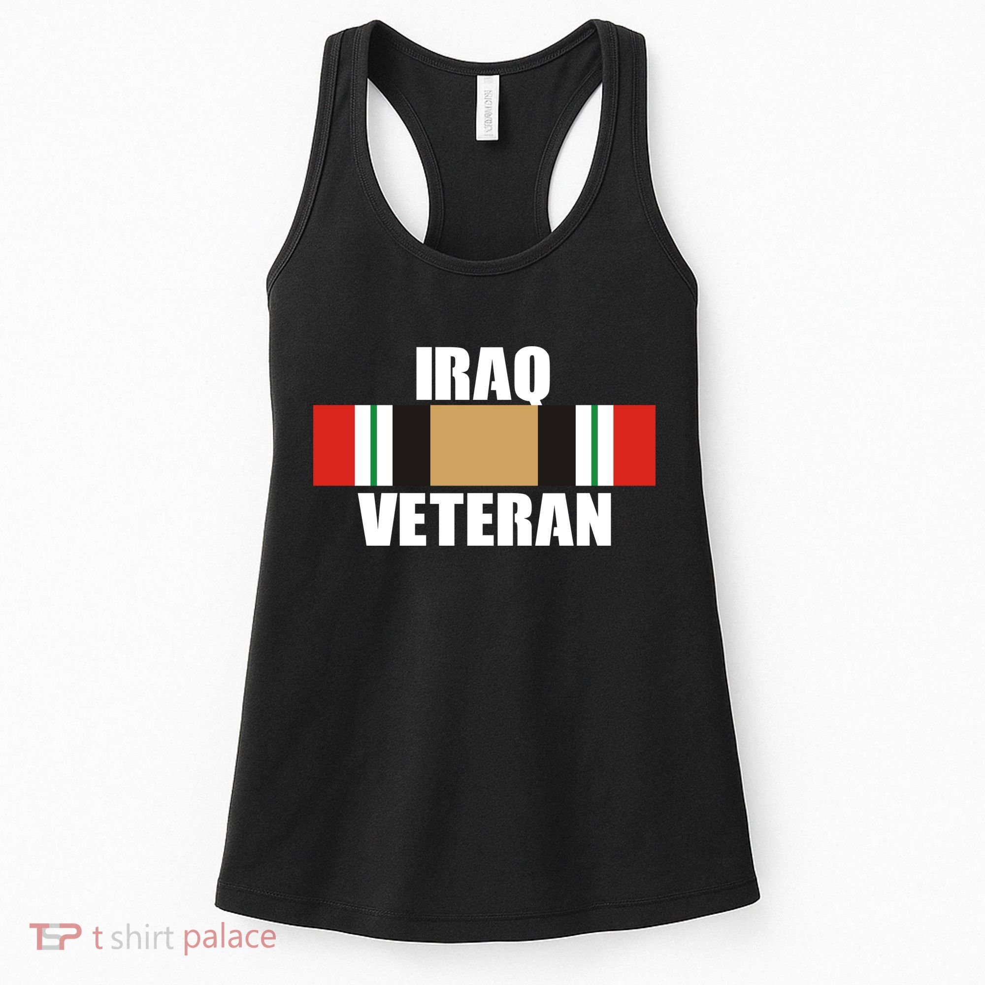 Iraq Veteran Stripe Badge Women's Tank Top