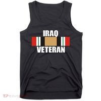 Iraq Veteran Stripe Badge Tank Top thumb 0