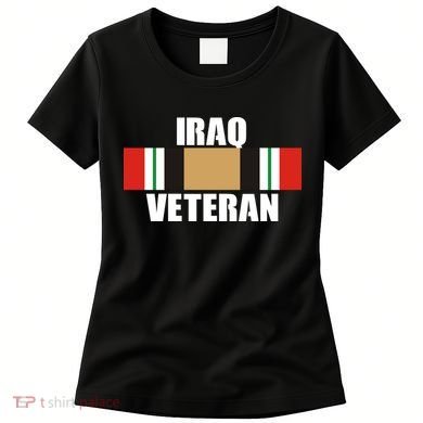 Iraq Veteran Stripe Badge Women's T-Shirt