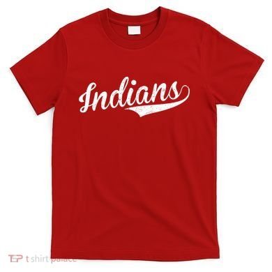 Indians Vintage Team Logo T-Shirt