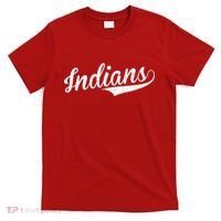 Indians Vintage Team Logo T-Shirt thumb 0
