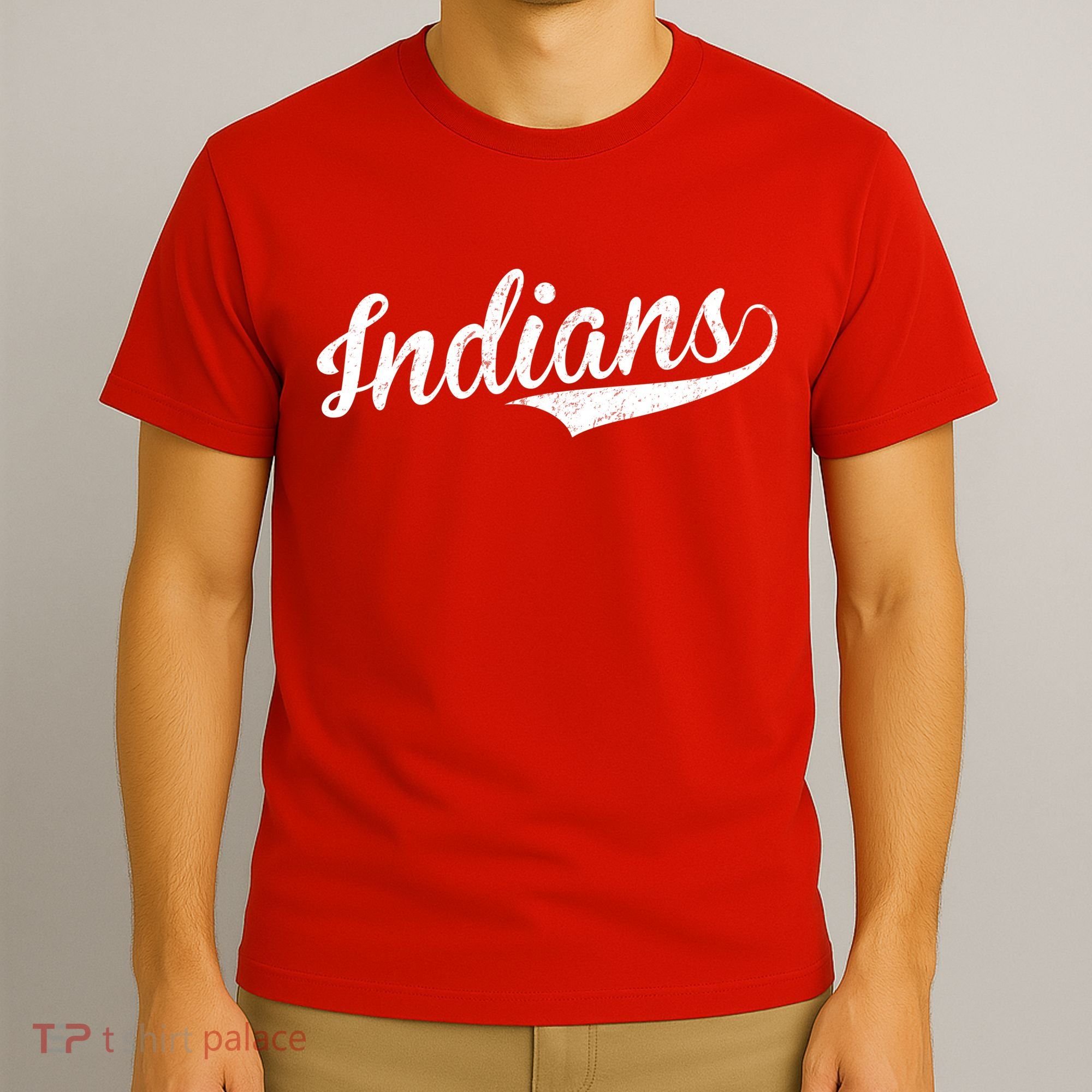 Indians Vintage Team Logo T-Shirt