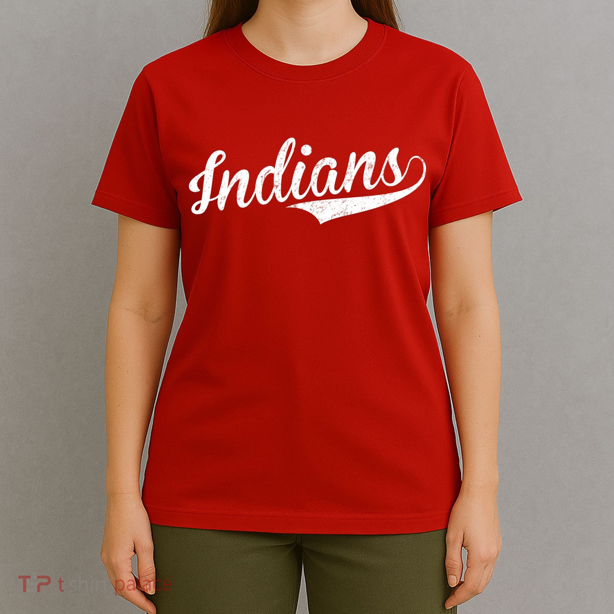 Indians Vintage Team Logo T-Shirt
