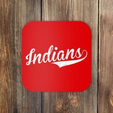 Indians Vintage Team Logo Coaster