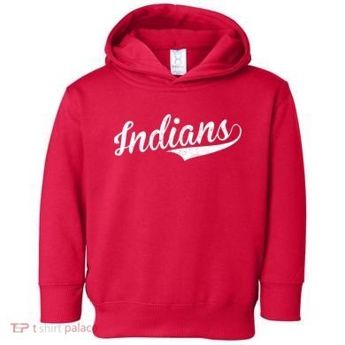 Indians Vintage Team Logo Toddler Hoodie