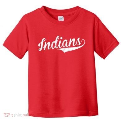 Indians Vintage Team Logo Toddler T-Shirt