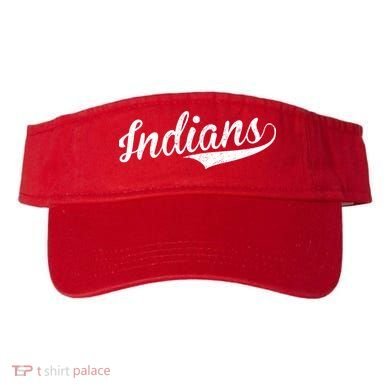Indians Vintage Team Logo Visor