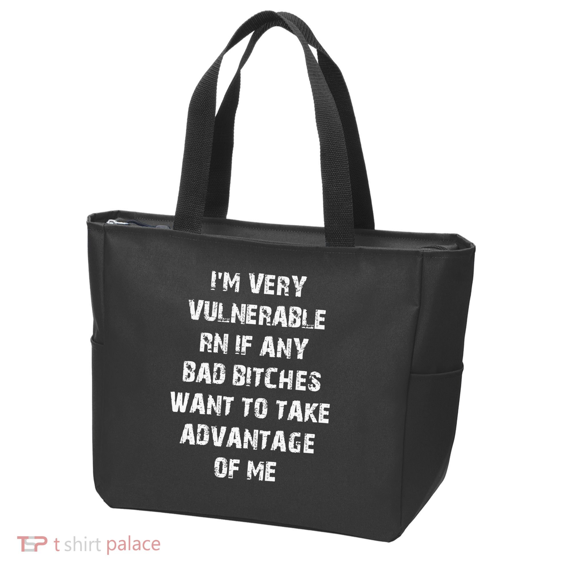 I'm Very Vulnerable Rn If Any Want To Take Tote Bag