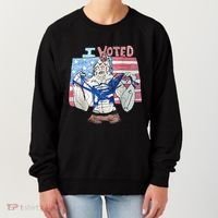 I Voted Werewolf Funny Women's Sweatshirt thumb 0