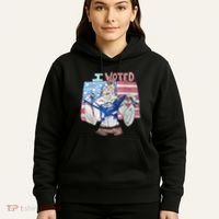 I Voted Werewolf Funny Hoodie thumb 5