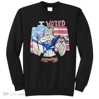 I Voted Werewolf Funny Sweatshirt