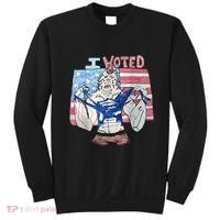I Voted Werewolf Funny Sweatshirt thumb 0