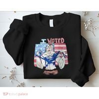 I Voted Werewolf Funny Sweatshirt thumb 2