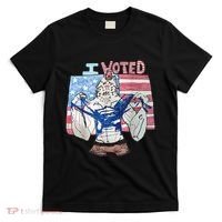 I Voted Werewolf Funny T-Shirt thumb 0