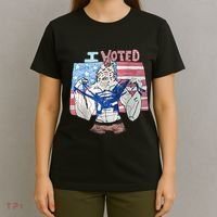 I Voted Werewolf Funny T-Shirt thumb 4