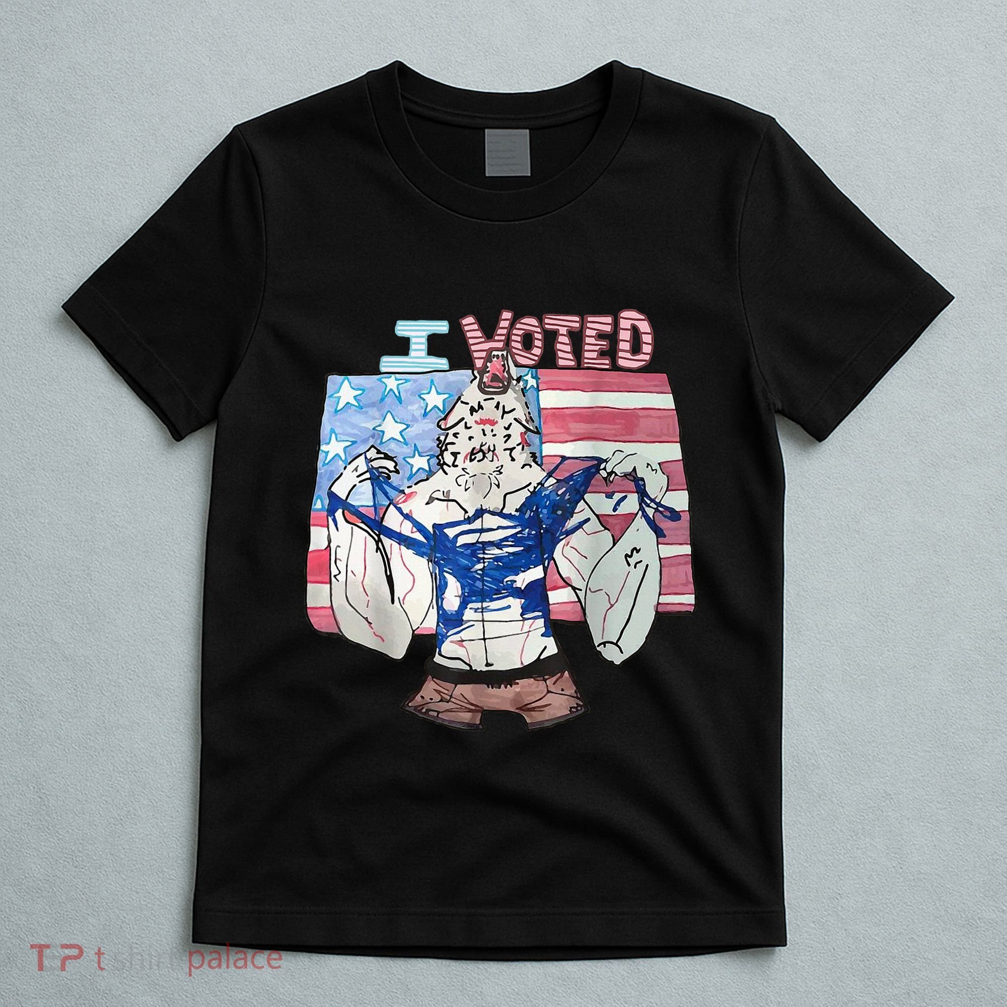 I Voted Werewolf Funny T-Shirt