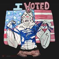 I Voted Werewolf Funny Pajama Set thumb 2