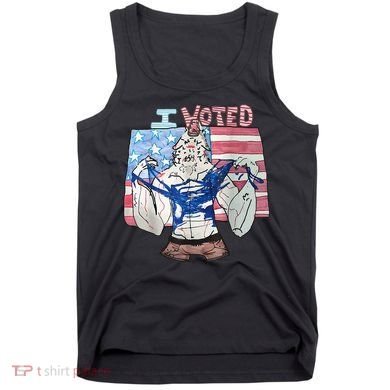 I Voted Werewolf Funny Tank Top