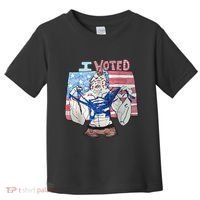 I Voted Werewolf Funny Toddler T-Shirt thumb 0