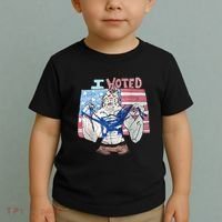 I Voted Werewolf Funny Toddler T-Shirt thumb 2